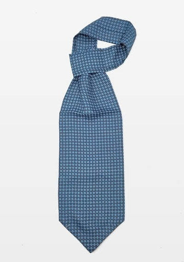 Eșarfă-Ascot floral Albastru bleumarin